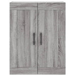 Highboard Grey Sonoma 69.5x34x180 cm Engineered Wood 3199839