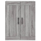 Highboard Grey Sonoma 69.5x34x180 cm Engineered Wood 3199839