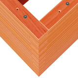 Garden Planter Wax Brown 90x40x68.5 cm Solid Wood Pine 3282491