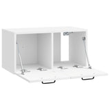 Wall-Mounted TV Cabinet High Gloss White 59.5 x 31 x 30 cm 898709