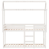 Bunk Bed without Mattress White 90x190 cm Single Solid Wood Pine 3282128