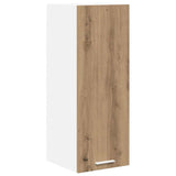 Hanging Cabinet 2 pcs Artisan Oak and White 30 x 31 x 80 cm 884257
