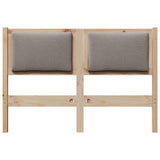 Headboard Other Brown 135 cm Solid pine wood 878962