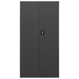 Locker Cabinet Anthracite Steel Locker Cabinet Rectangular 335973