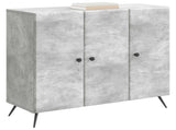 Sideboard Concrete Grey 89 x 34.5 x 80 cm Engineered Wood 895568
