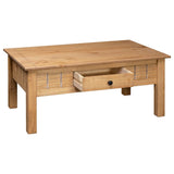 Coffee Table 100x60x43.5 cm Solid Pine Wood Panama Range 282682