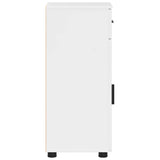 Bathroom Cabinet with Drawer High Gloss White 30 x 35 x 80 cm 883328