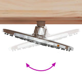 Outdoor Shower 226 cm Solid Pine Wood and Stainless Steel 886340