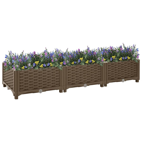 ZNTS Raised Bed 120x40x23 cm Polypropylene 316513