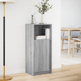 Sideboard with LED Grey Sonoma 42.5x34x100 cm Engineered Wood 852157