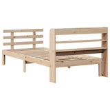 Bed Frame with Headboard without Mattress 90x190 cm Single 3306839