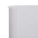 47148 3-panel Wind Screen Fabric 400x160 cm Sand White