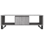 ZNTS Coffee Table Grey Sonoma 104x60x35 cm Engineered Wood 827098