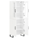 Highboard White 69.5x34x180 cm Engineered Wood 3198233