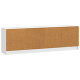 TV Cabinet High Gloss White 150 x 31 x 47 cm Engineered Wood 895839