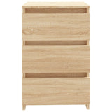 Bed Cabinet Sonoma Oak 40x35x62.5 cm Engineered Wood 806217