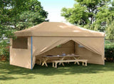 Party Tent Folding Beige 292 x 440 x 315 cm Oxford Fabric 42023632