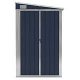 Wall-mounted Garden Shed Anthracite 118x288x178 cm Steel 316227