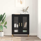 Sideboard Black Oak 69.5 x 34 x 90 cm Engineered Wood 880823