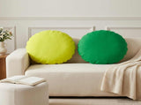 Throw Pillow 6 pcs HEERLEN Green Dia. 50 cm Polyester 929484