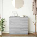 Sideboard Grey Sonoma 80x35x76 cm Engineered Wood 861738