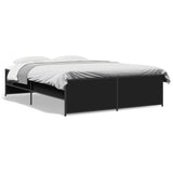 Bed Frame without Mattress Black 120x200 cm 3279892