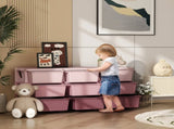Kids Storage Unit, with Nine Drawers - Pink T3398P379053
