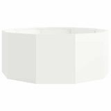 Planter White 90 x 90 x 35 cm Steel 883732