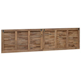 Bed Headboard Natural Solid Teak Wood 42024576