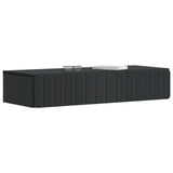 Wall-Mounted Side Table Wall-mounted Black 87.5 x 34.5 x 17 cm 898326