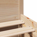Bed Frame without Mattress 120x200 cm Solid Wood Pine 3301791