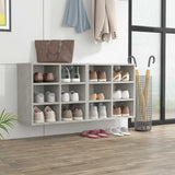 Shoe Cabinets 2 pcs Concrete Grey 52.5x30x50 cm 808693