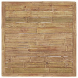 Garden Table Natural Bamboo Bamboo 65 x 65 x 30 cm Lightweight 313149