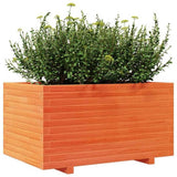 Garden Planter Wax Brown 90x60x49.5 cm Solid Wood Pine 847385