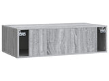 Wall-Mounted TV Cabinet Grey Sonoma 78.5 x 41 x 30 cm 898521