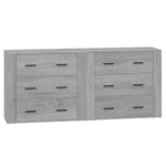 Sideboards 2 pcs Grey Sonoma Engineered Wood 3185413