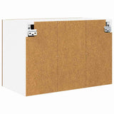 Hanging Cabinet 2 pcs Artisan Oak and White Engineered Wood 884177