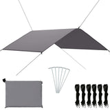 Outdoor Tarp 4x4 m Grey 93063