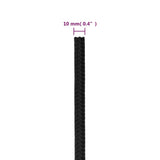Boat Rope Full Black 10 mm 500 m Polypropylene 152510