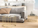 Elliptical Cut-Out Nesting Tables - Gold-Tone T3398P344713
