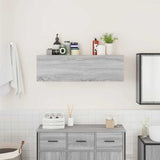 Bathroom Wall Cabinet Grey Sonoma 100x25x30 cm Engineered Wood 860099