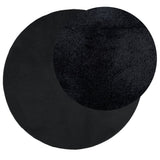 Rug OVIEDO Short Pile Black 120 cm 375567