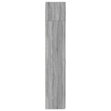 Storage Cabinet Grey Sonoma 70x42.5x225 cm Engineered Wood 3281327