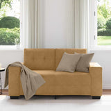 Sofa Brown 160 x 77 x 82 cm Fabric 4105117