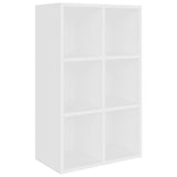 800342 Book Cabinet/Sideboard White 66x30x98 cm Engineered Wood