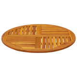 Table Top 90x2.2 cm Round Solid Wood Acacia 4004251