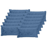 Cushion Cover 12 pcs HOUTEN Light Blue 40 x 80 cm Flannel 918438