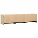TV Cabinet with LED Sonoma Oak 165 x 34 x 40 cm Engineered Wood 3418714