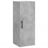 Highboard Concrete Grey 34.5x34x180 cm Engineered Wood 3199133