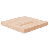 Square Table Top 40x40x4 cm Untreated Solid Wood Oak 342942